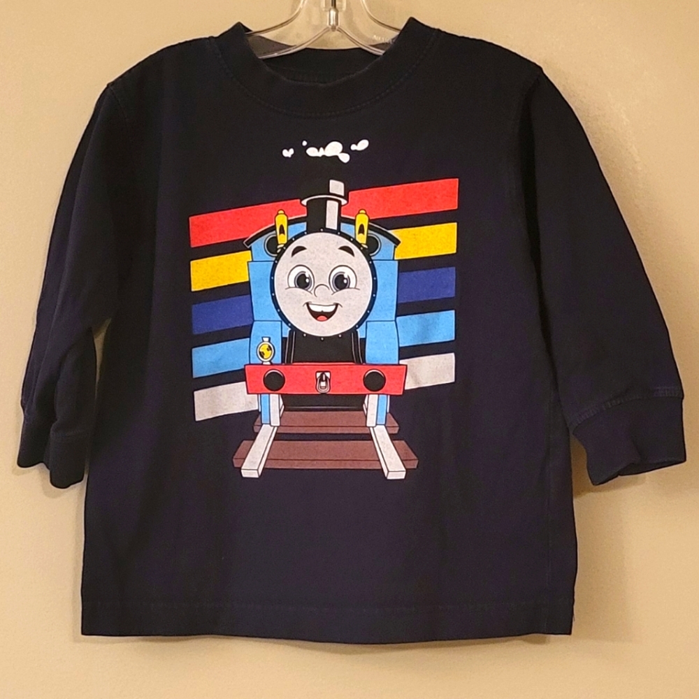 Thomas & Friends navy long sleeve tee shirt